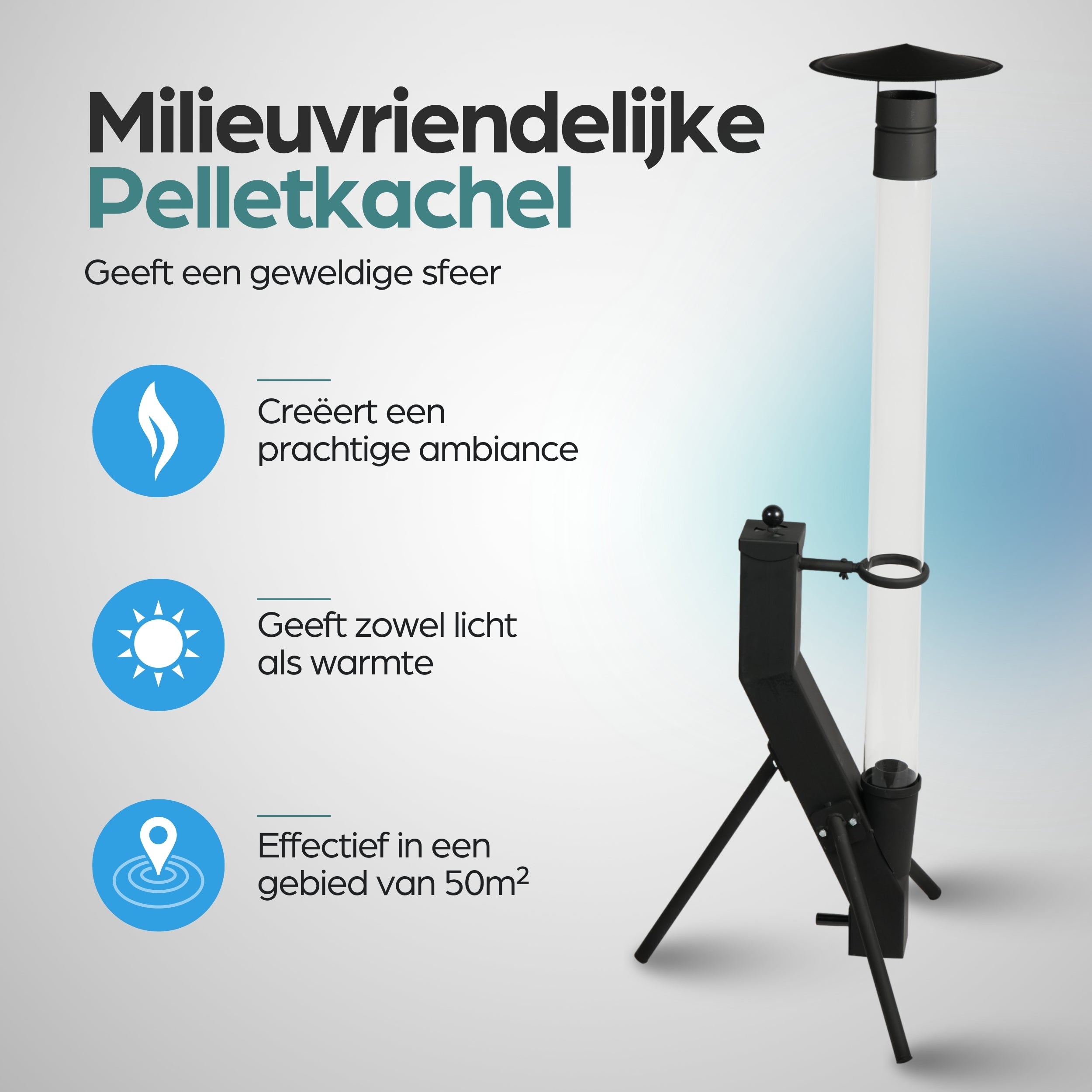 Sfeerpijp | Pure power terrasverwarmer