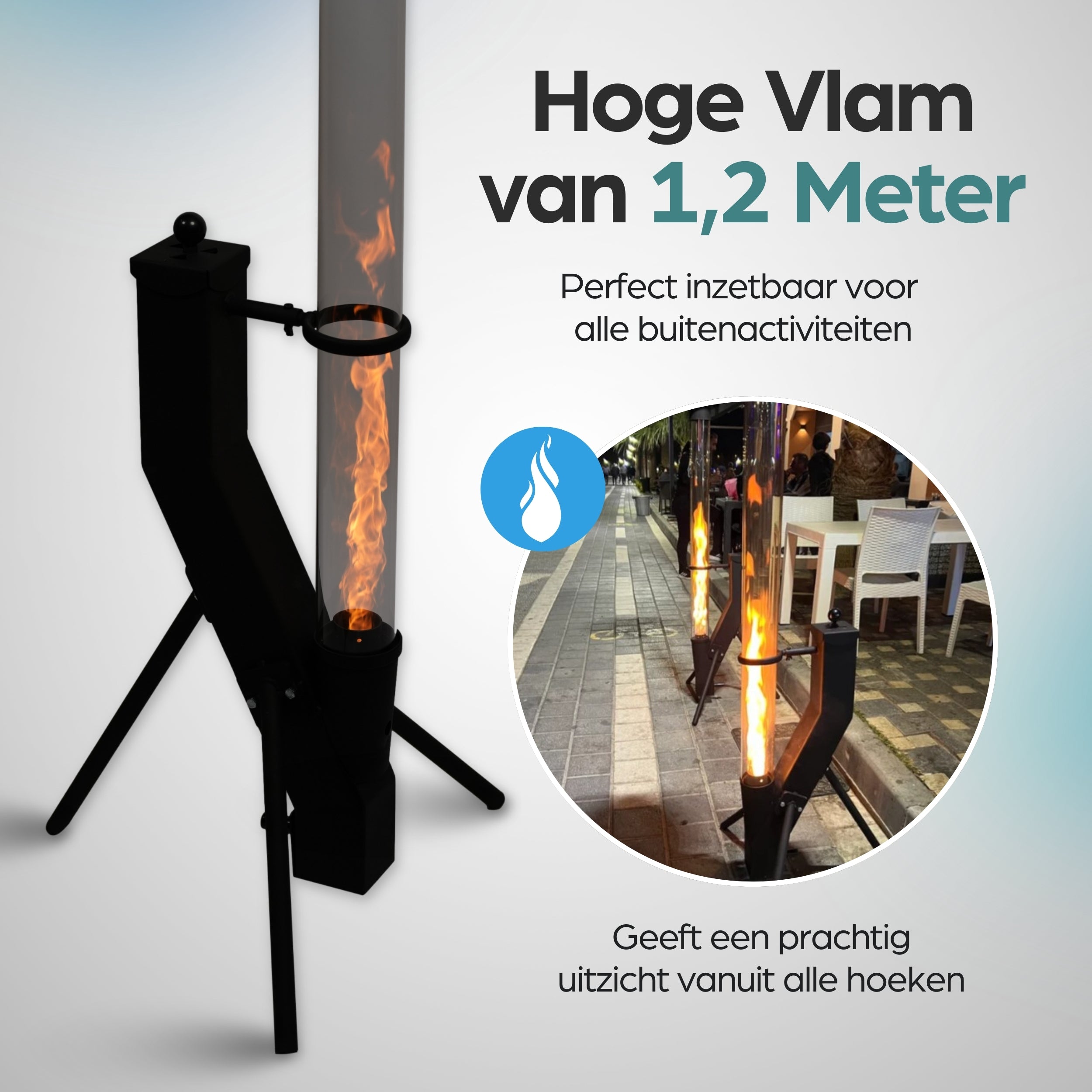 Sfeerpijp | Pure power terrasverwarmer